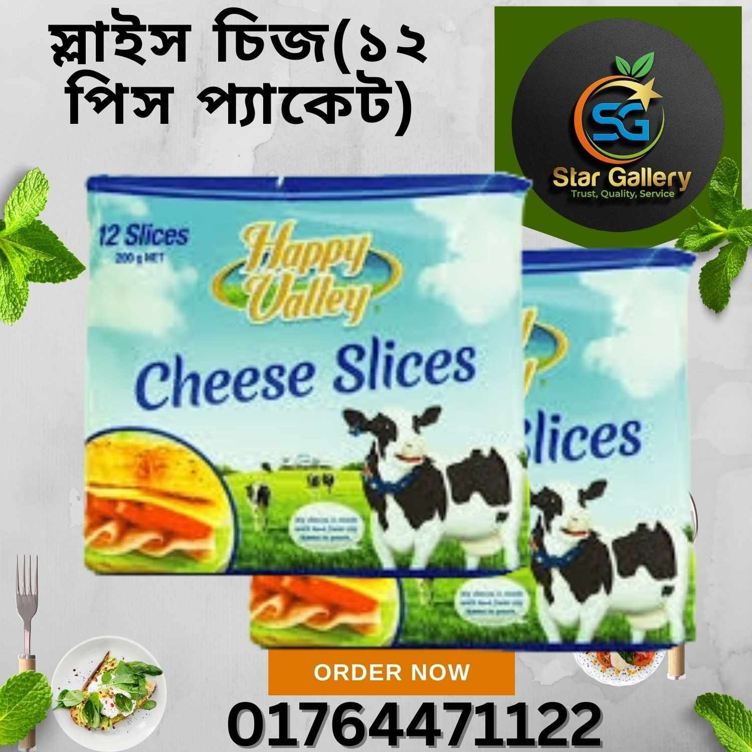 2 Pcs Slice cheese